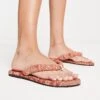 Free People Es Vedra Printed Fabric Sandal In Terracotta For Women