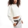Free People Easy Street Cropped Pullover In Ivory For Women Moonglow