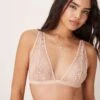 Free People Reya Lace Bralet In Pale Pink For Women Sweet Nothings
